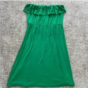 Splendid Women's Green Strapless Mini Dress Sundress XS
